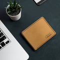 Ee 391-2021S  Tan Leather Bi-Fold Wallet