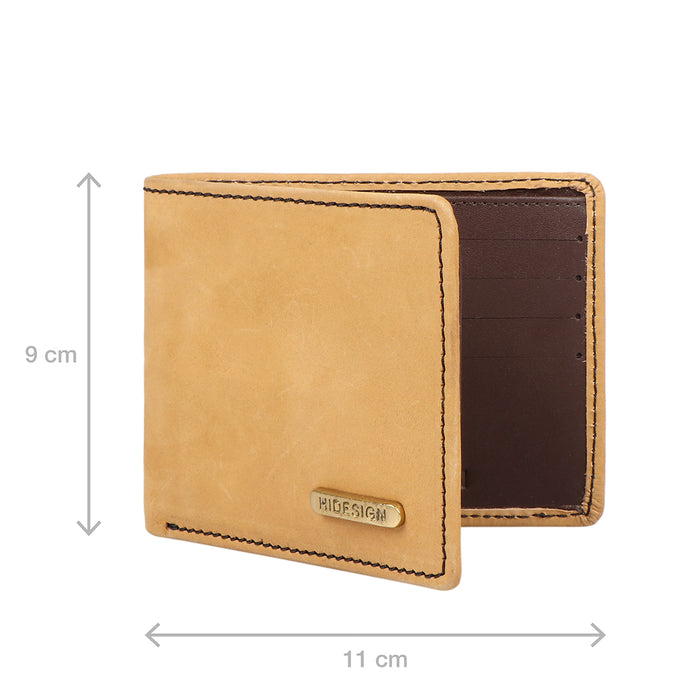 Ee 391-2021S  Tan Leather Bi-Fold Wallet