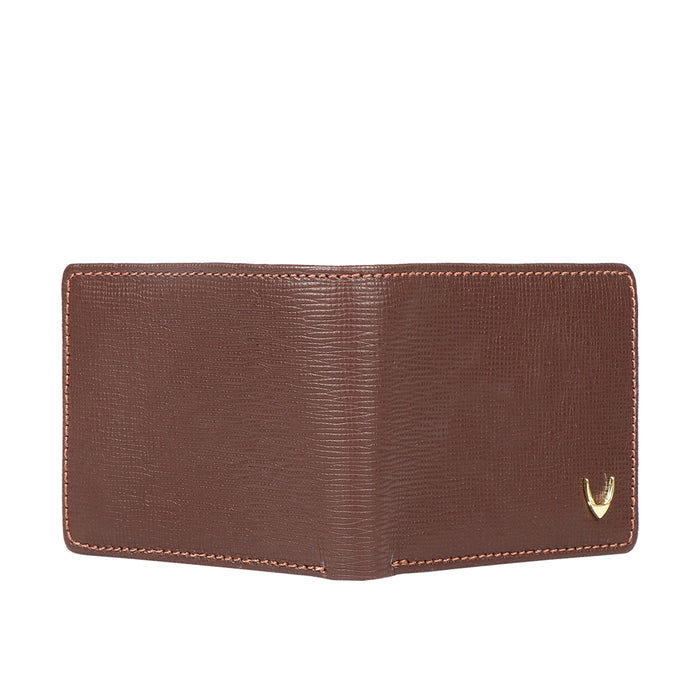 Ee 392-010  Brown Leather Bi-Fold Wallet