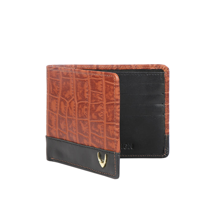 Ee 394-017  Tan Leather Bi-Fold Wallet