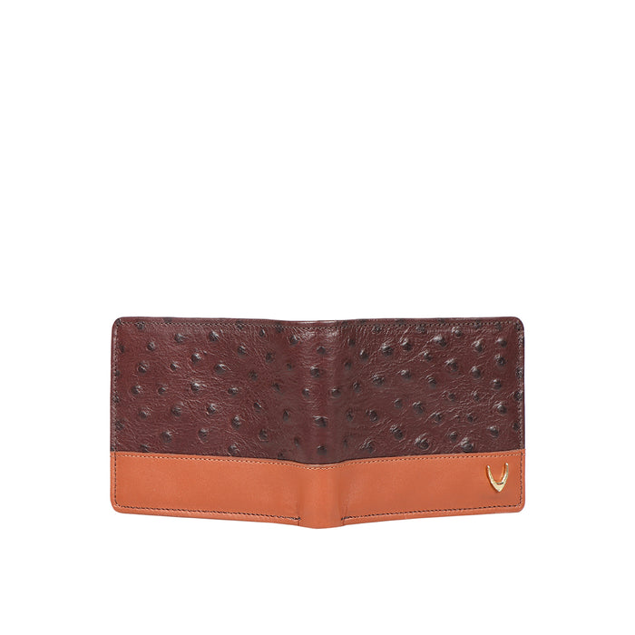 Ee 394-036  Brown Leather Bi-Fold Wallet
