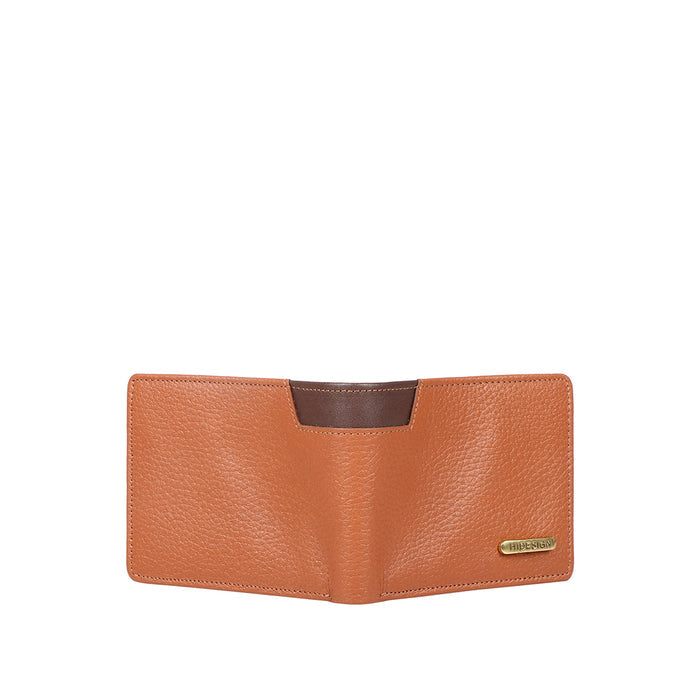 Ee 397-017  Tan Leather Bi-Fold Wallet
