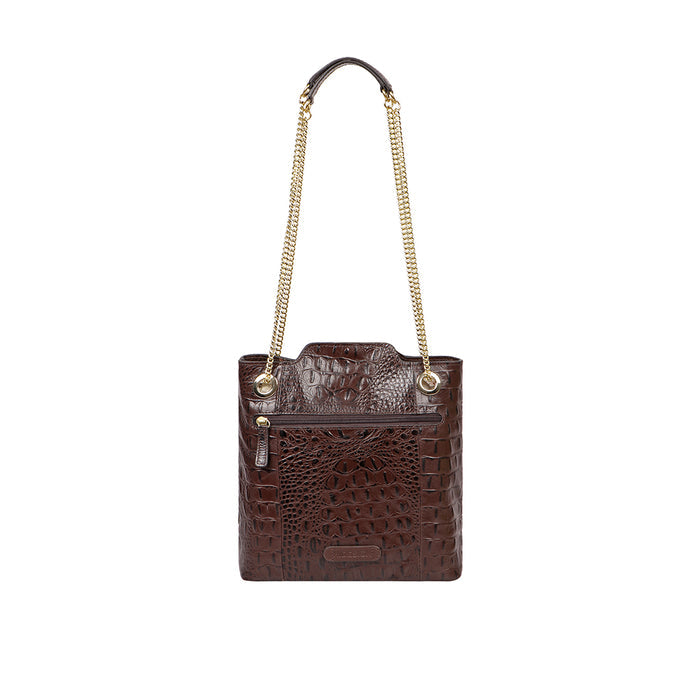 Ee Aliya 02 Brown Leather Tote Bag