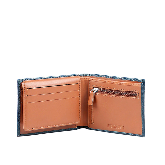 Ee Altair W1  Blue Leather Bi-Fold Wallet