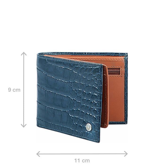 Ee Altair W1  Blue Leather Bi-Fold Wallet