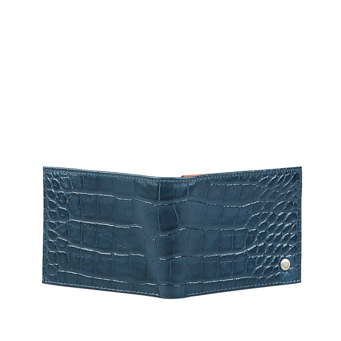 Ee Altair W1  Blue Leather Bi-Fold Wallet