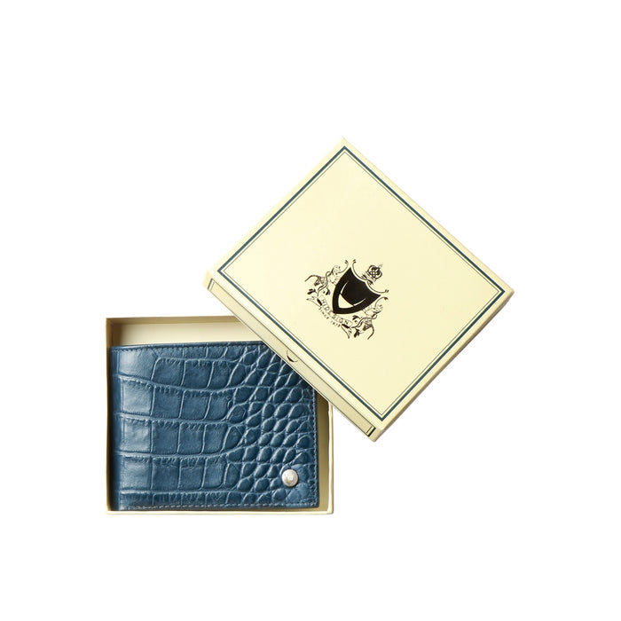 Ee Altair W1  Blue Leather Bi-Fold Wallet