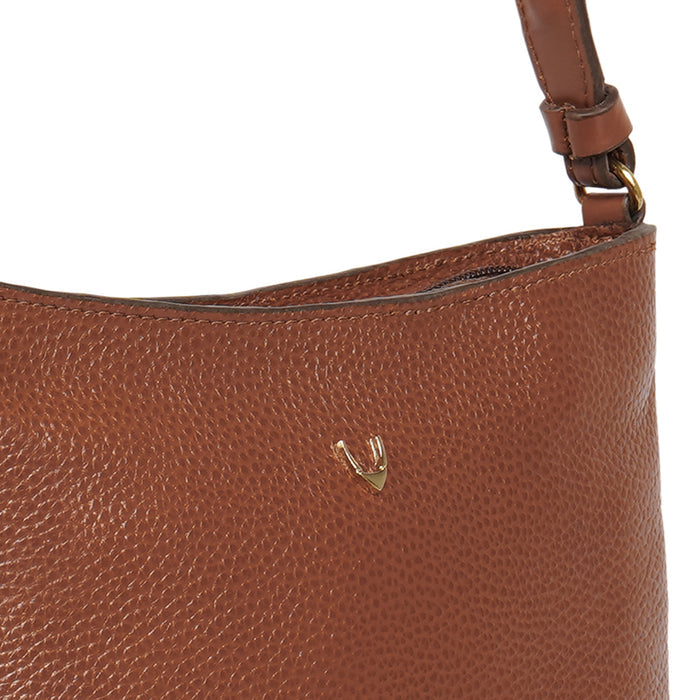 Ee Aries 01 Tan Leather Shoulder Bag