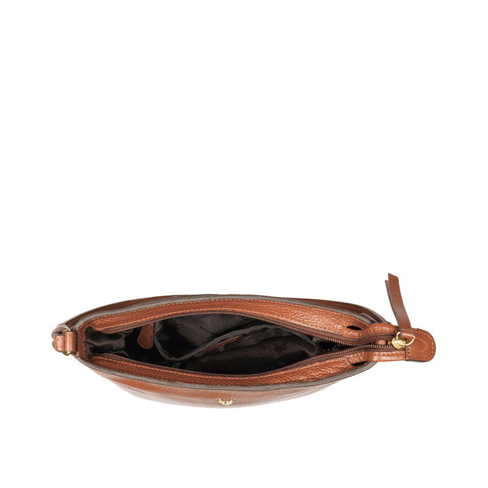 Ee Aries 01 Tan Leather Shoulder Bag