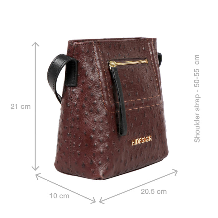 Ee Aspen 02 Brown Leather Sling Bag