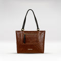 Ee Aspen 03 Brown Leather Tote Bag