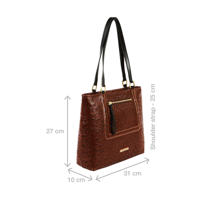 Ee Aspen 03 Brown Leather Tote Bag