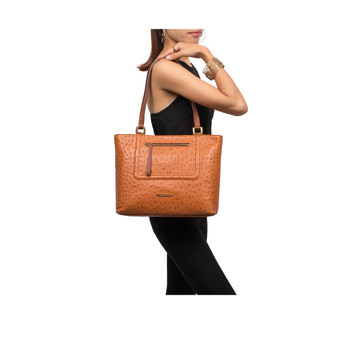 Ee Aspen 03 Tan Leather Tote Bag