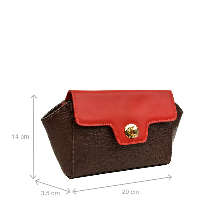 Ee Atria 04 Brown Leather Clutch Wallet