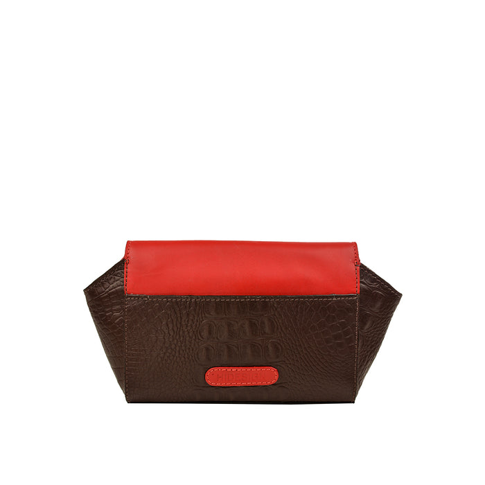 Ee Atria 04 Brown Leather Clutch Wallet