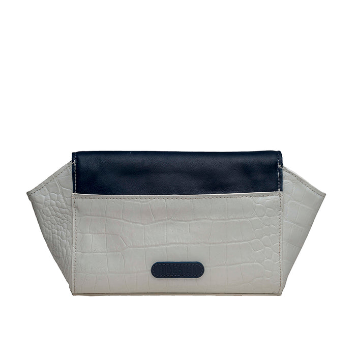 Ee Atria 04 White Leather Clutch Wallet
