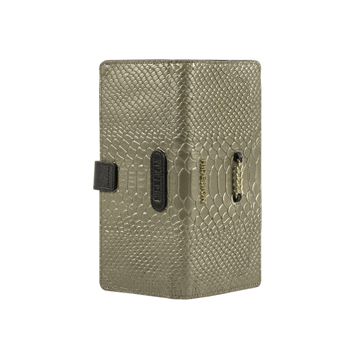 Ee Atria W1-M Grey Leather Bi-Fold Wallet