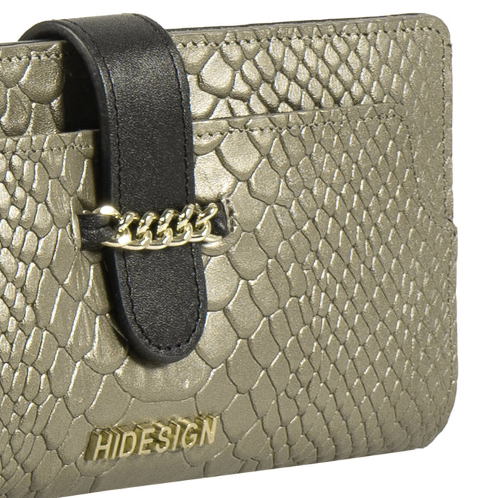 Ee Atria W1-M Grey Leather Bi-Fold Wallet