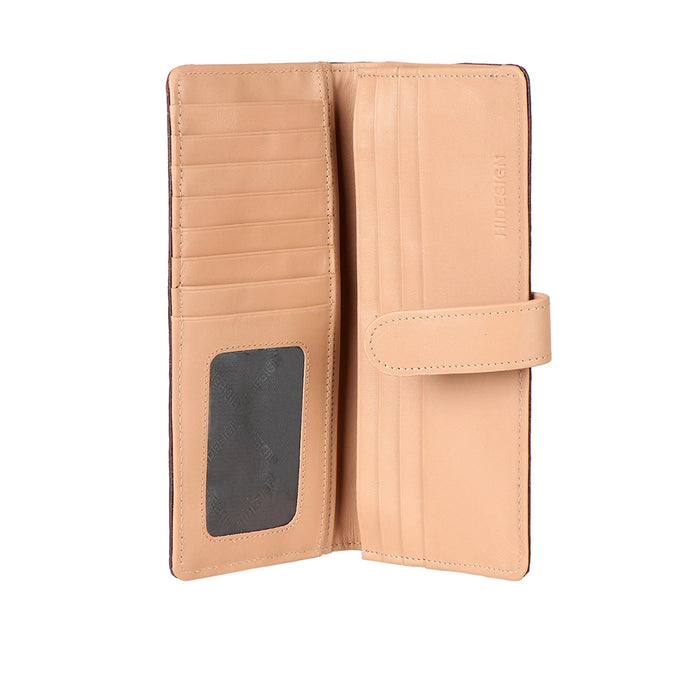 Ee Atria W1-M Violet Leather Bi-Fold Wallet