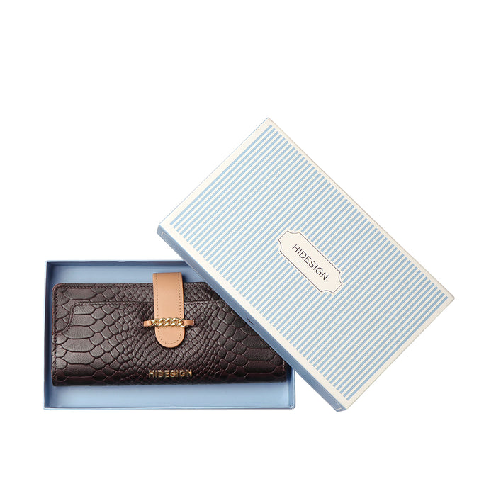 Ee Atria W1-M Violet Leather Bi-Fold Wallet