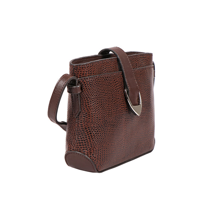 Ee Aurora 03 Brown Leather Sling Bag