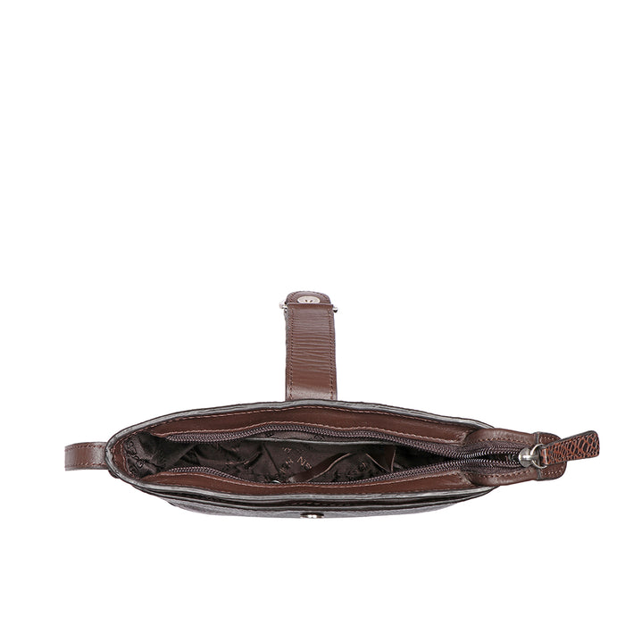 Ee Aurora 03 Brown Leather Sling Bag