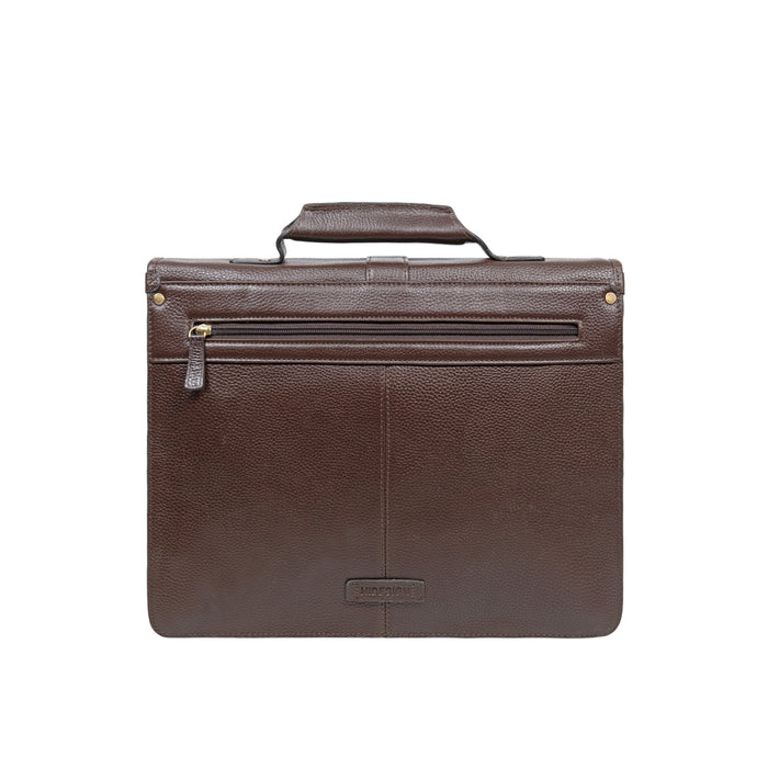 Ee Bennett 1 Brown Leather  Briefcase