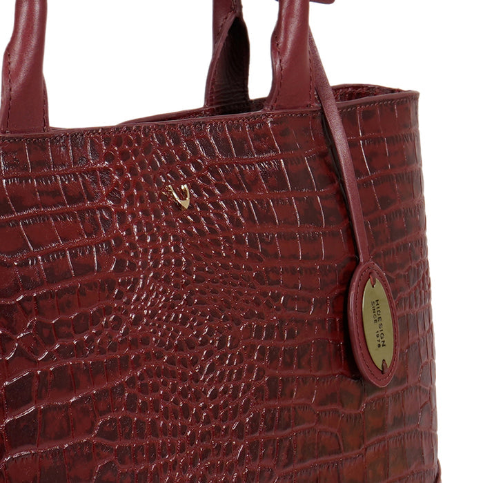 Ee Berlin 01 Red Leather Tote Bag