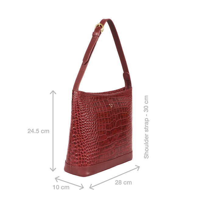 Ee Berlin 03 Red Leather Shoulder Bag