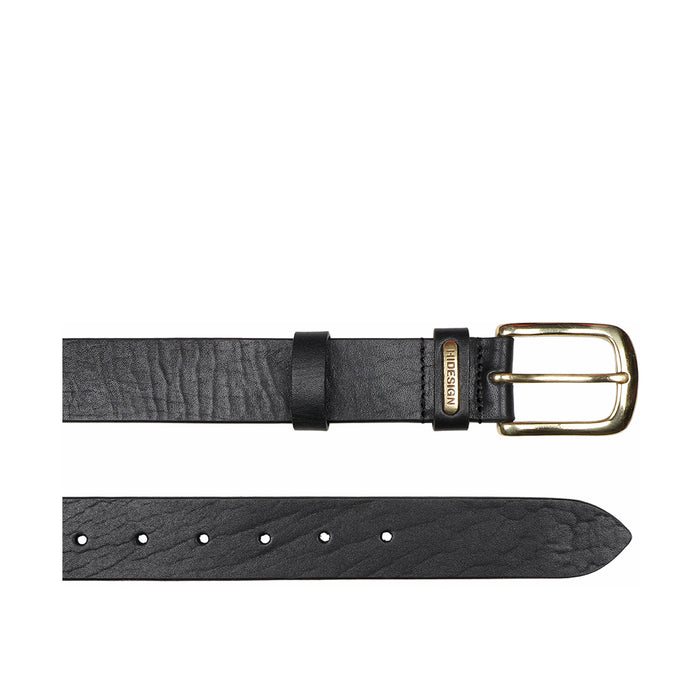 Ee Callisto Men's Black Non Reversible Leather Belt