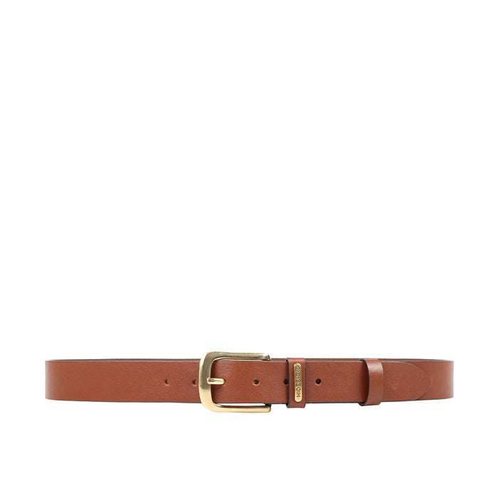 Ee Callisto Men's Tan Non Reversible Leather Belt
