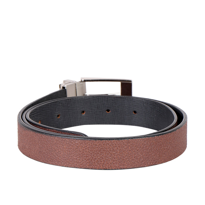 Ee Ciro Men's Black Reversible Leather Belt