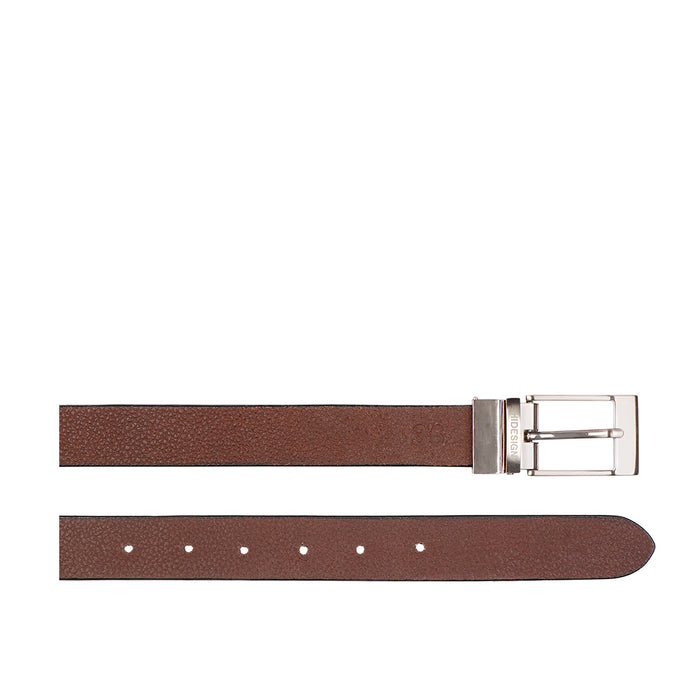 Ee Ciro Men's Black Reversible Leather Belt