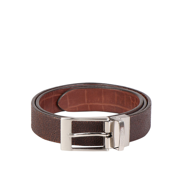 Ee Ciro Men's Tan Reversible Leather Belt