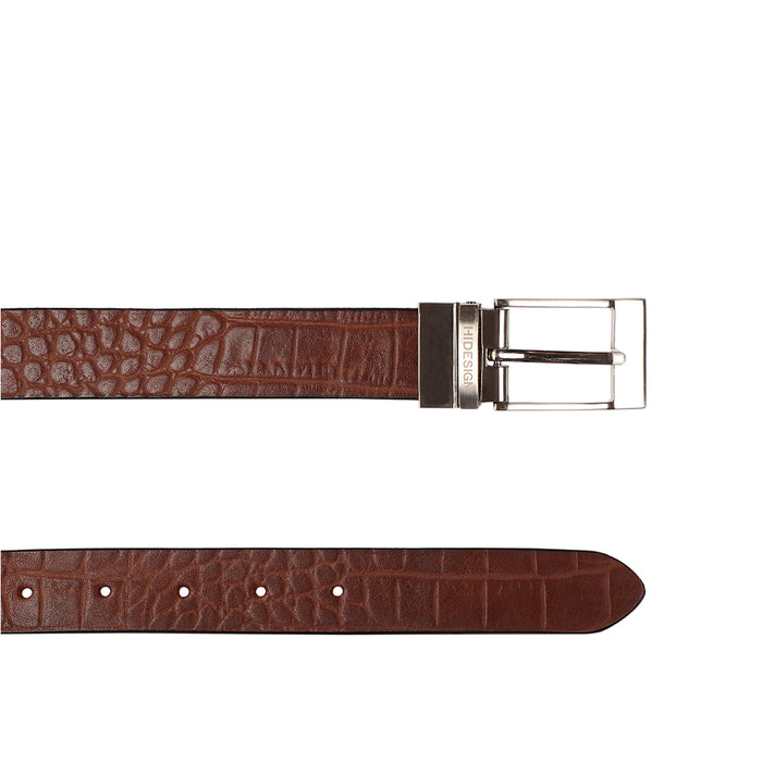Ee Ciro Men's Tan Reversible Leather Belt