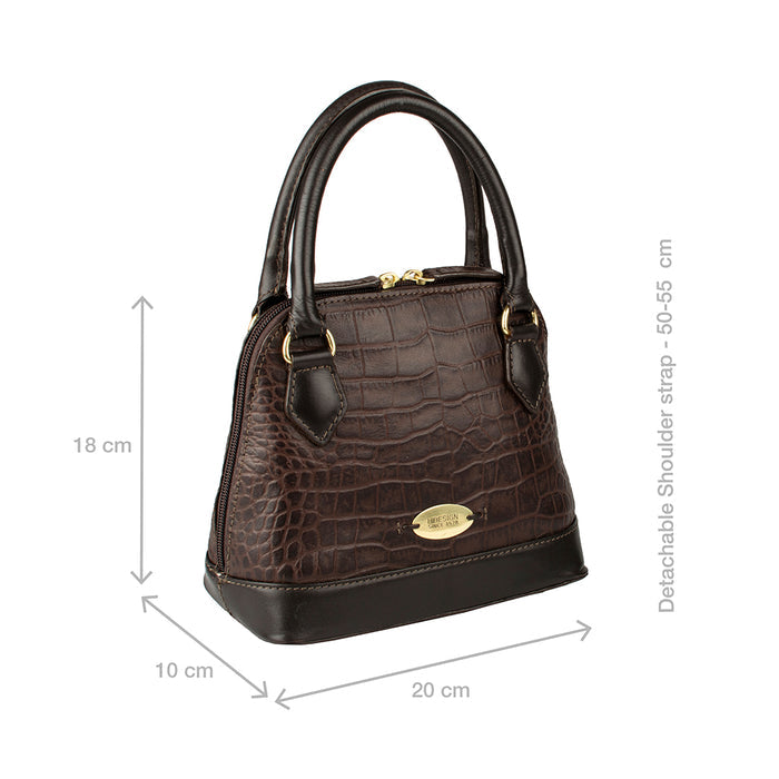 Ee Cleo 02 Brown Leather Sling Bag