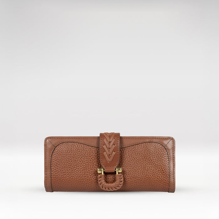 Ee Frieda W1  Brown Leather Bi-Fold Wallet