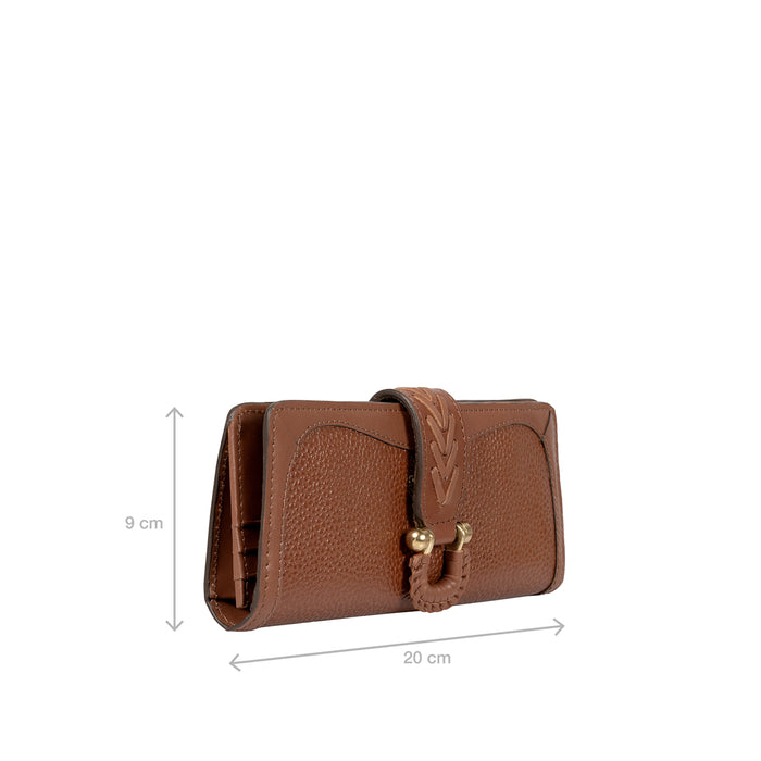 Ee Frieda W1  Brown Leather Bi-Fold Wallet