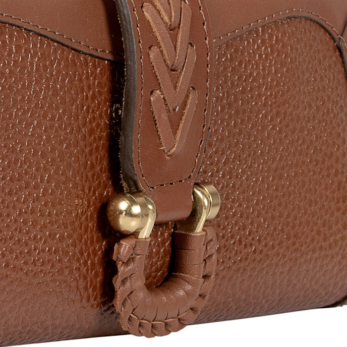 Ee Frieda W1  Brown Leather Bi-Fold Wallet