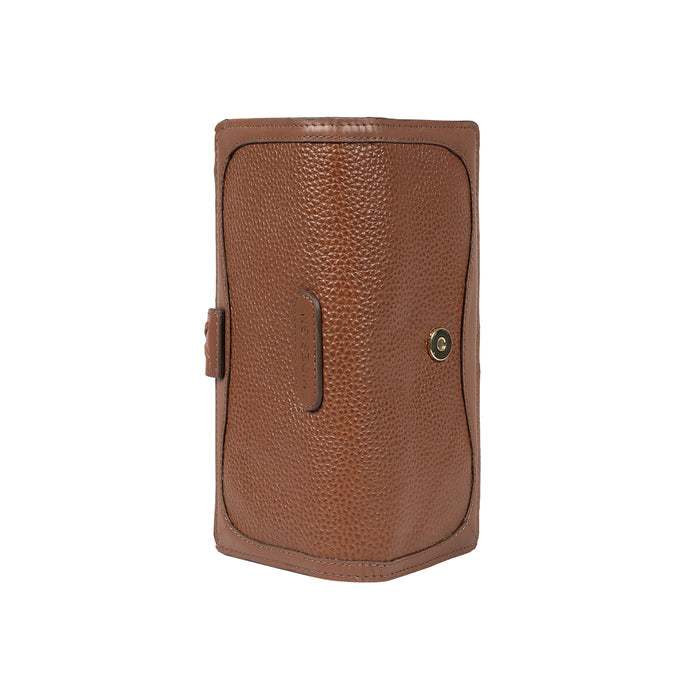 Ee Frieda W1  Brown Leather Bi-Fold Wallet