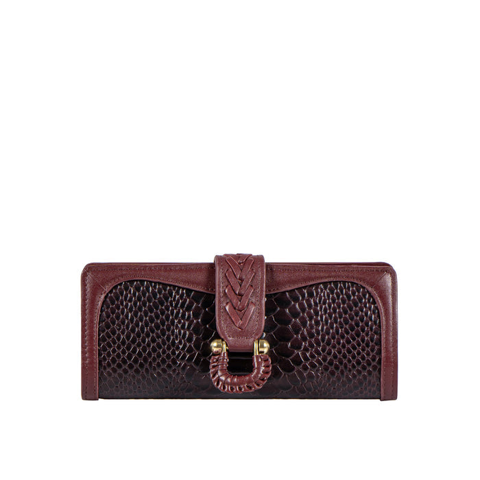 Ee Frieda W1  Violet Leather Bi-Fold Wallet