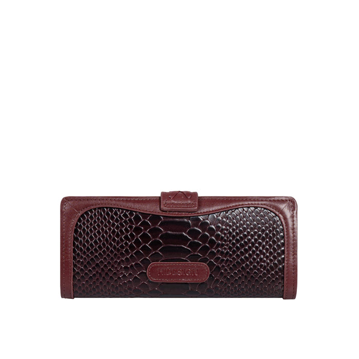 Ee Frieda W1  Violet Leather Bi-Fold Wallet
