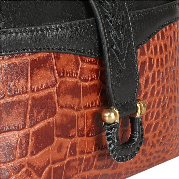Ee Frieda W3-M Tan Leather Sling Wallet