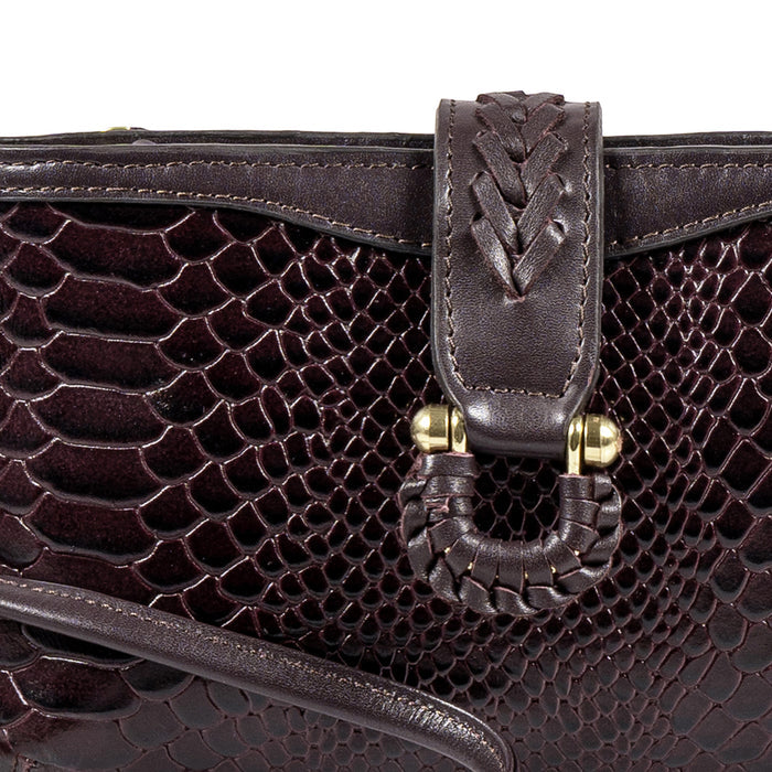 Ee Frieda W3  Violet Leather Sling Wallet