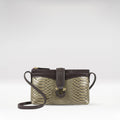 Ee Frieda W4  Grey Leather Sling Wallet