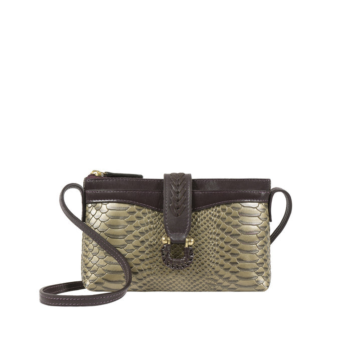 Ee Frieda W4  Grey Leather Sling Wallet