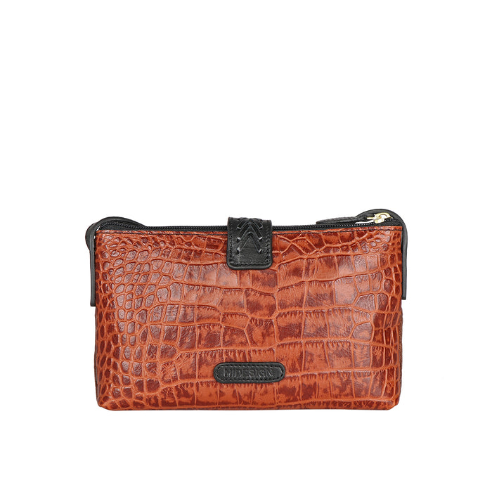 Ee Frieda W4-M Tan Leather Sling Wallet