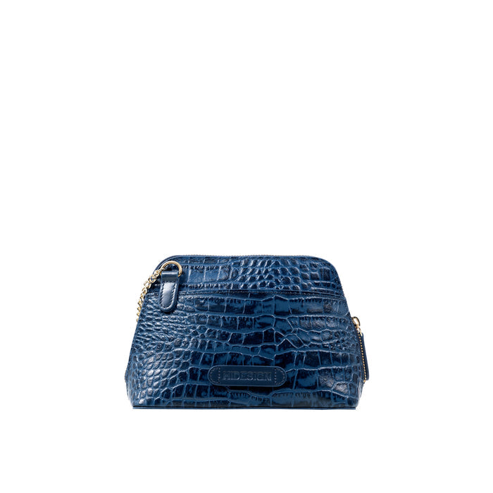 Ee Ginny Blue Leather Mini Bag