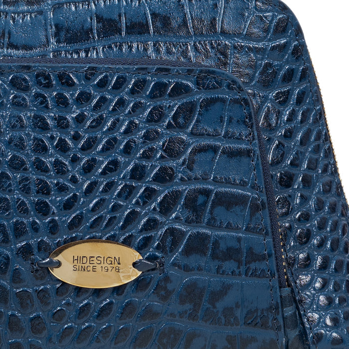 Ee Ginny Blue Leather Mini Bag