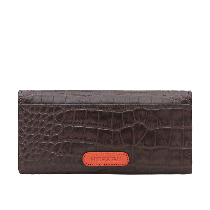 Ee Harper W1  Brown Leather Trifold Wallet
